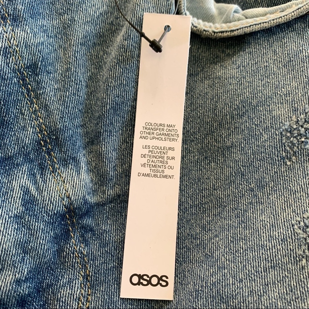 ASOS Design Factory Destroyed Super High Rise Jean - Picture 13 of 14